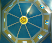 Cupola interna Tempio di Don Bosco Cupola interna Tempio di Don Bosco
